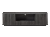 64-Inch Wavy TV Stand, Rounded Sideboard, Storage Cabinet, Wooden Vertical Stripe Cabinet for Living W1162P309020