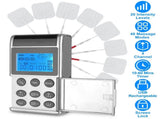 4-Channel Rechargeable TENS Unit with 8 Pads, 48 Modes 4 Programs for Pain Relief, Muscle Training 74054330