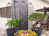 4 Pack Metal Garden Trellis 86.7" x 19.7" Rustproof Trellis for Climbing Plants Outdoor Flower 53121486