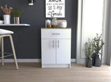 Mayorca Base Pantry Cabinet, One Drawer, Two Interior Shelves -White / Light Oak B20092094