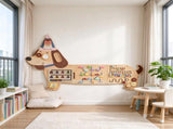 Dachshund-Shaped Wooden Wall Busy Board, Sensory Wall Panel for Toddlers, Educational Playroom Toy 83603788