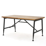 OCALA INDUSTRIAL WOOD METAL COFFEE TABLE 60729.00