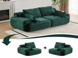 Modern Memory Foam Compressed Sofa,2 Seater Large Sectional Couches for Living Room,Pet-Friendly 57128600