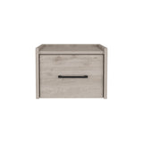 Boa Floating Nightstand , End Table, Side Table Wall-Mounted Single Drawer Design with Handle- Light B070137814