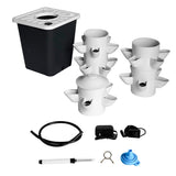 25-pots Vertical Garden Planter Smart Garden Kit with Pump Movable Water Tank for Gardening Lover 77093138