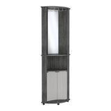 Chicago Corner Bar Cabinet, Rack, Glass Door B200P173192