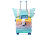 20" Carry-on Luggage with Cup Holder Lightweight Glossy Hardshell Suitcases with Spinner Wheels, 94062190