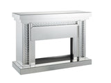 Nysa Mirrored & Faux Crystals Fireplace B2726P446685