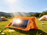 Portable LED Work Solar Light with Stepless Brightness Job Site Battery Rechargeable LED Floor Light 21256053