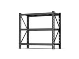 3-Tier Industrial Shelving Rack - 63in, Heavy Duty Steel Shelving Unit Adjustable, 67" W*19.7" 54506828