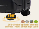 28" Large Suitcase, ABS Hardshell, Upgraded Crack-Resistant Iron Handle, Combination Lock, 360&deg W2787P536154