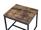 Bob Weathered Oak & Black Finish End Table B2726P244961