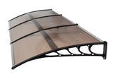 HT-300 x 100 Household Application Door & Window Rain Cover Eaves Brown Board & 04553002
