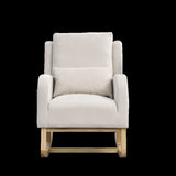 Welike 27.5 "W Modern Accent High Back Living Room Casual Armchair Rocker with One Lumbar W834105963