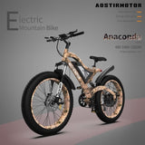 ZNTS AOSTIRMOTOR S18-1500W 26" 1500W Electric Bike Fat Tire 48V 15AH Removable Lithium Battery Mountain