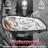 Headlight Assembly Compatible with 2004-2013 Freightliner M2, White Color, Left Driver &Right W1155P284486