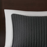 3 Piece Quilt Set Black King/Cal King B035129042