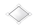 Asbury Mirrored & Chrome Finish Accent Mirror B2726P448749