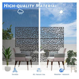 Metal Privacy Screens and Plastic Panels with Free Standing, Freestanding Outdoor Indoor Privacy W1859P215052