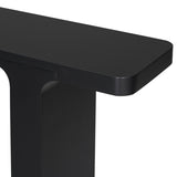 U_STYLE Elegant Acacia Veneer Entryway Table,Suitable For Entryway, Hallway, Living Room, Foyer, N711P207657B