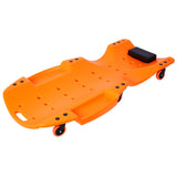 Plastic Creeper 48 Inch - Blow Molded Ergonomic HDPE Body with Padded Headrest & Dual Tool Trays W465P144539