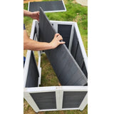Large Wooden Dog House, Outdoor Waterproof Dog Cage, Windproof and Warm Dog Kennel Easy to Assemble W77352531