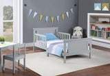 Connelly Reversible Panel Toddler Bed Gray/Rockport Gray B02257226