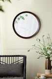 20x1.5"Transitional Decor Style Mango Wood Wall Mirror Wall Decor with Frame of Solid Mango Wood for W2078130426