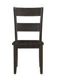 Haddie Distressed Walnut Finish Side Chair B2726P283281