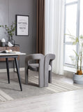 COOLMORE Contemporary Designed Velvet Fabric Upholstered Accent/Dining Chair /Barrel Side Chairs W395103726