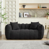 Soft beanbag chair with high resilience foam core for two people. The comfortable square recliner W1996P309526