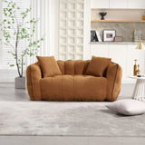 Soft beanbag chair with high resilience foam core for two people. The comfortable square recliner W1996P182159