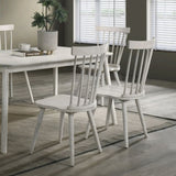 2-Piece Rustic Dining Side Chair Set, Solid Wood Frame, Farmhouse Modern Design, Easy Assembly W2537P214544