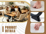 Modern 2-piece dining chair set, soft cushion dining chairs, comfortable backrest chairs, W3851P494451