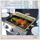Propane Gas Grill 3 Burner Barbecue Grill, Stainless Steel 26,000 BTU Patio Garden Barbecue Grill 57831586