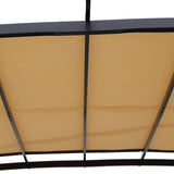 ZNTS Universal Canopy Cover Replacement for 12x9 Ft Curved Outdoor Pergola Structure W41943550