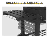 Charcoal Grill Outdoor BBQ Grill, Extra Large Cooking Area with Two Individual & Adjustable Charcoal 50882218