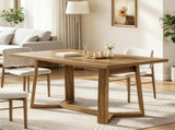 47 Inch Rectangular Dining Table with Sturdy Base 41494717