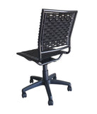 ZNTS Bungee Task Office Chair Armless With Black Coating B091119808