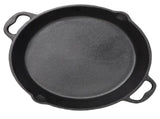 17inch Pre-Seasoned Cast Iron Skillet, Cast Iron Pan,Dual Assist Handles,Use for Grill, Stovetop, 45193451