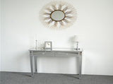 Mirrored Makeup Table Desk Vanity for Women with 2 Drawers 52698574