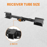 Trailer Hitch 2in Receiver Class III Tow Hitch Bar for Subaru Ascent 2019-2026 40833087