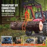 VEVOR Timber Claw Hook, 28 inch 4 Claw Log Grapple for Logging Swivel Steel Log Lifting T3342P311741