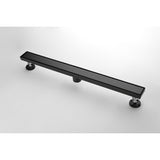 30 Inches Linear Shower Drain, Included Hair Strainer and Leveling Feet W2287P147637