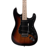 ZNTS ST Stylish Electric Guitar with Black Pickguard Golden 96758390