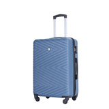 ZNTS luggage 4-piece ABS lightweight suitcase with rotating wheels, 24 inch and 28 inch with TSA lock, W284P149252