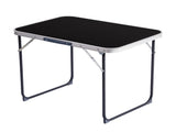 2.3ft Aluminum Camping Folding Table black 75074030