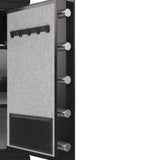 Three-lock safe, measuring 28.3 16.5 14.9 , suitable for home and office use, large steel W396P307334