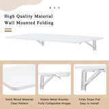 Laundry Room Folding Table Wall Mounted Folding Table for Small Spaces,Fold Down W3226P325707