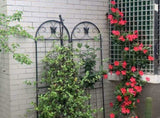 Metal Garden Trellis, 2 Pack Metal Trellis for Climbing Plants, Indoor/Outdoor Plant Trellis for W840P321535